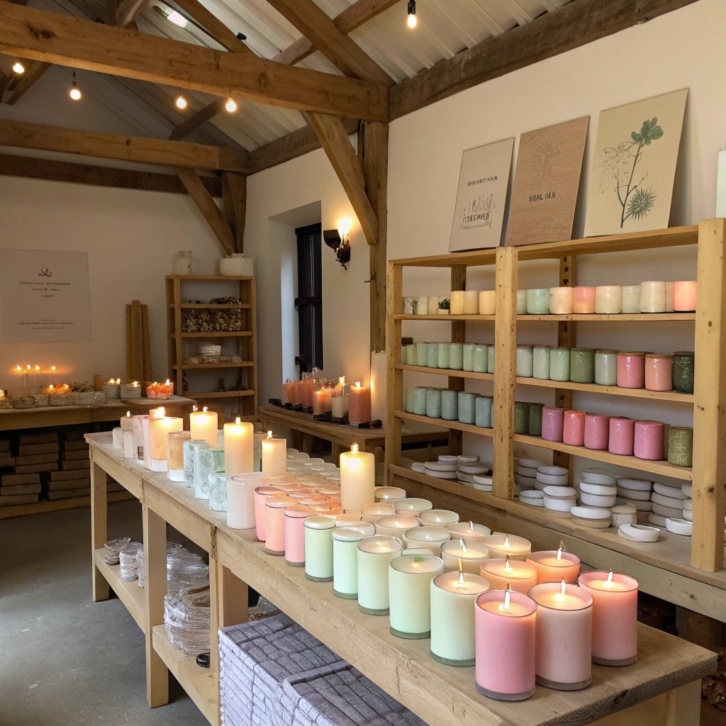 Ljus i mysigt hem med mjuka färger